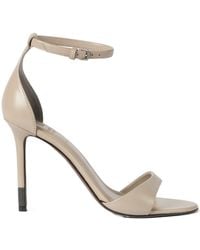 Brunello Cucinelli - Round-Toe High-Heeled Sandals - Lyst