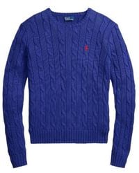 Polo Ralph Lauren - Cable-Knit Cotton Sweater - Lyst