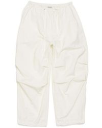 Acne Studios - Drawstring Wide-Leg Trousers - Lyst