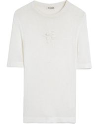 Jil Sander - Knitted T-Shirt - Lyst