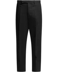 Rick Owens - Astaires Pressed-Crease Straight-Leg Trousers - Lyst