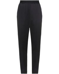 Maison Margiela - Solid-Color Satin Trousers - Lyst