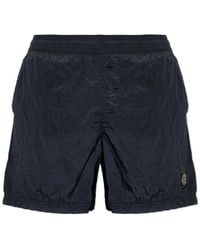 Stone Island - Elastic Waist Shorts - Lyst