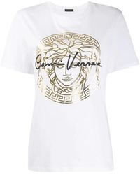 Versace - Medusa Signature Print T-Shirt - Lyst