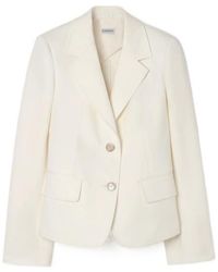 Burberry - Cotton Tailored Jacket - Lyst