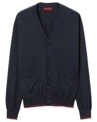 Gucci - Button-Up Knit Cardigan - Lyst