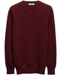 Prada - Wool And Cashmere Crew-Neck Sweater - Lyst