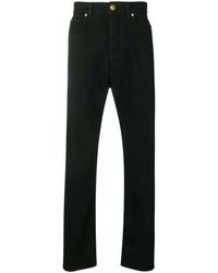 Versace - Logo-Patch Slim-Fit Jeans - Lyst