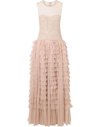 Ulla Johnson - Crochet And Tulle Gown - Lyst