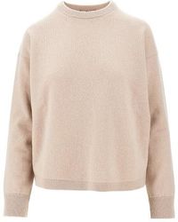 Max Mara - Smmnebbie Crewneck Knitted Jumper - Lyst