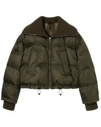 Gucci - Fine Gabardine Puffer Jacket - Lyst