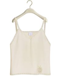 Dior - Medaillon Embroidered Tank Top - Lyst