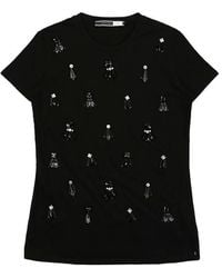 Sportmax - T-Shirt With Round Neck And Short Sleeves - Lyst