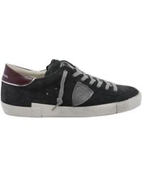 Philippe Model - Logo Patch Lace-Up Sneakers - Lyst