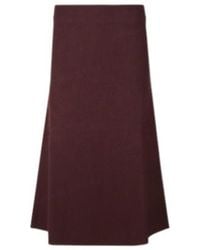Jil Sander - Back-Zip Midi Skirt - Lyst