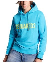 DSquared² - Logo-Print Cotton Hoodie - Lyst