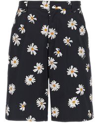 Moschino - Floral Printed Knee-Length Shorts - Lyst