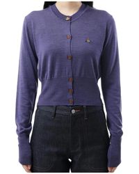 Vivienne Westwood - Long-Sleeved Knitted Cardigan - Lyst