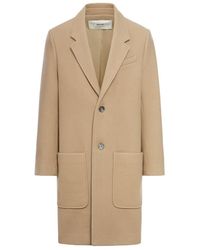 Ami Paris - Virgin Wool Single-Breasted Coat - Lyst
