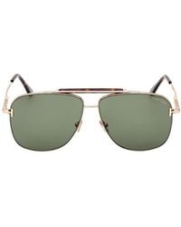 Tom Ford - Eyewear Pilot Frame Sunglasses - Lyst