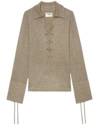 Zadig & Voltaire - Listy Knitted Top - Lyst