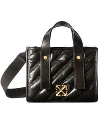 Off-White c/o Virgil Abloh - Quilted Logo Plaque Tote Bag - Lyst