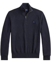 Polo Ralph Lauren - Half-Zipper Knitted Sweater - Lyst
