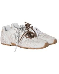 Miu Miu - New Balance X 530 Sl Deco' Leather Sneakers - Lyst