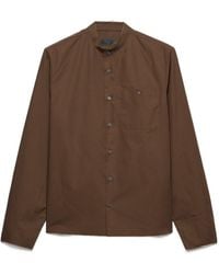 Prada - Long-Sleeved Button-Up Shirt - Lyst