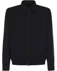 Herno - Zip-Up Long-Sleeved Shirt Jacket - Lyst