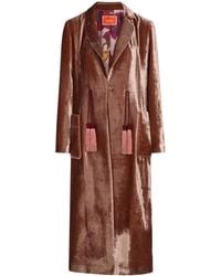 La DoubleJ - Duster Tassel Velvet Coat - Lyst