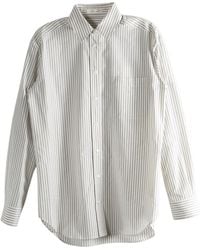 The Row - Striped Button-Up Shirt - Lyst