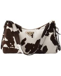 Prada - Aimèe Medium Printed Leather Shoulder Bag - Lyst