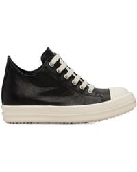 Rick Owens - Leather Sneakers - Lyst