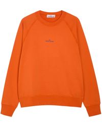 Stone Island - Round-Neck Long-Sleeve Sweatshirt - Lyst