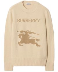 Burberry - Wool-Cashmere Ekd Sweater - Lyst