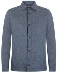 Herno - Shirt-Style Button-Up Jacket - Lyst