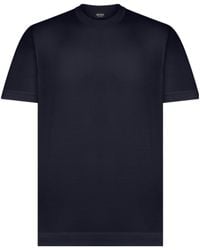 ZEGNA - Regular Fit Crewneck T-Shirt - Lyst