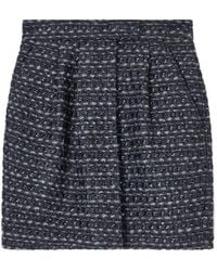 Emporio Armani - Tweed Mini Skirt - Lyst