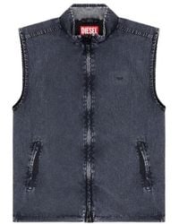 DIESEL - J-Erb Denim Vest - Lyst