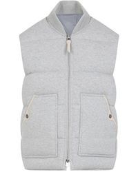 Tom Ford - Padded Cotton Gilet - Lyst