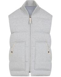 Tom Ford - Quilted Panelled Vest - Lyst