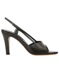 Miu Miu - High-Heeled Slingback Sandals - Lyst