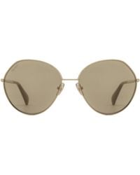 Max Mara - Irregular Frame Sunglasses - Lyst