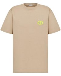 Dior - Homme Logo Embroidered Crewneck T-Shirt - Lyst