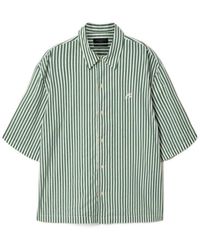 AllSaints - Chopin Boxy Short Sleeve Striped Shirt - Lyst