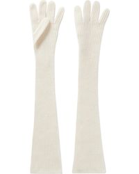 arch4 - Ribbed Cashmere Gloves - Lyst