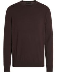 ZEGNA - Dark Vellus Aureum Crewneck - Lyst