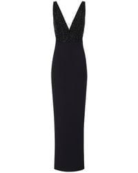 Elisabetta Franchi - V-Neck Carpet Dress - Lyst