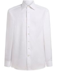 Etro - Cotton Jacquard Shirt With Medallion Motif - Lyst